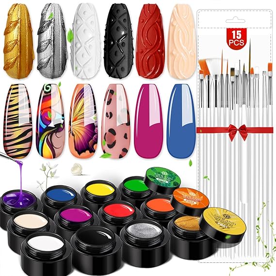 Elevate Your Nail Art with a Similar Gel Paint Kit